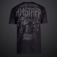 Pánské tričko Amstaff Loyalty black s krátkým rukávem