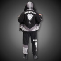 Mikina Amstaff Zayden zip black/grey