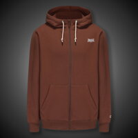 Mikina Lonsdale Logo Classic zip brown