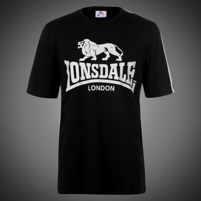 Pánské tričko Lonsdale Logo black/white