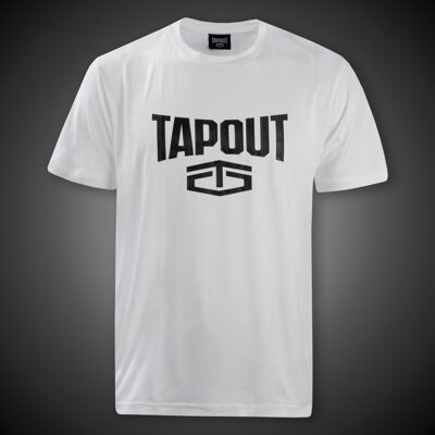 Tričko Tapout Logo poly white