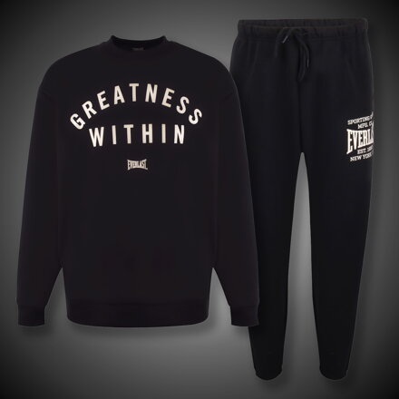 Tepláková souprava Everlast Greatness 1910 crew black