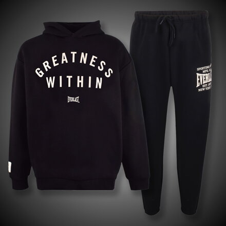 Tepláková souprava Everlast Greatness 1910 hood black