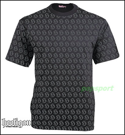 Pánské tričko Hooligan H Allover black