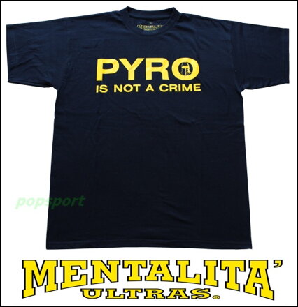 Pánské tričko Hooligan Ultras Pyro dark navy