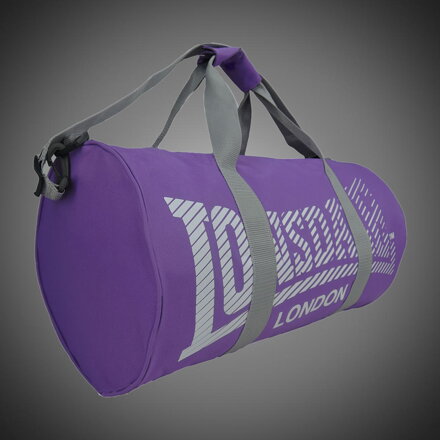 Sportovní taška Lonsdale Barrel logo purple
