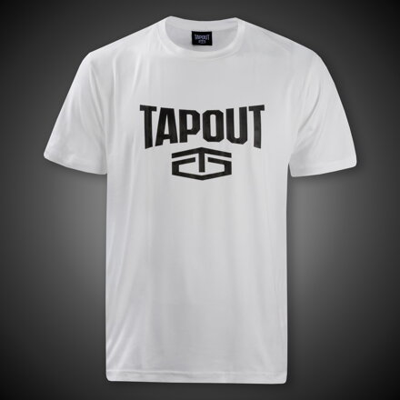 Tričko Tapout Logo poly white