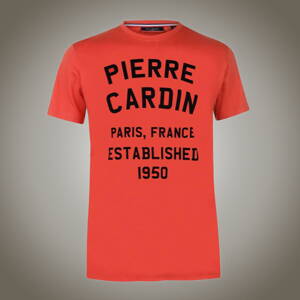 Pánské tričko Pierre Cardin France Established red