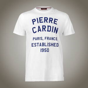 Pánské tričko Pierre Cardin France Established white