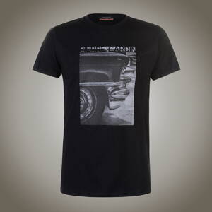 Pánské tričko Pierre Cardin Retro Car black