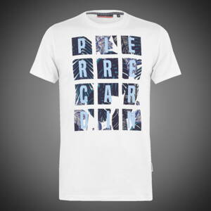 Pánské tričko Pierre Cardin Tropical white