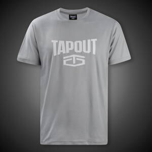 Tričko Tapout Logo poly grey