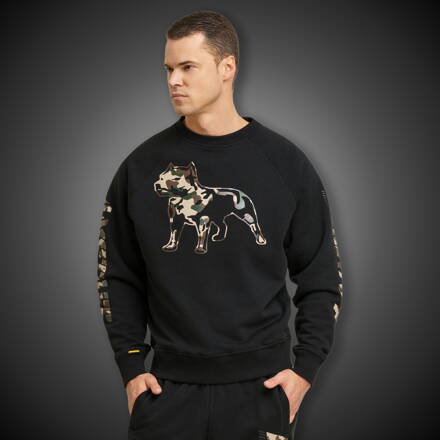 Mikina Amstaff Logo 2.0 sweater black/camo