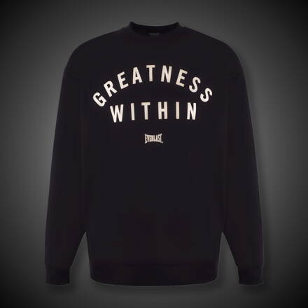 Mikina Everlast Greatness 1910 crew black