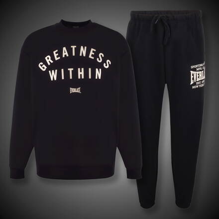 Tepláková souprava Everlast Greatness 1910 crew black