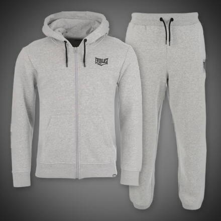 Tepláková souprava Everlast Basic zip light grey