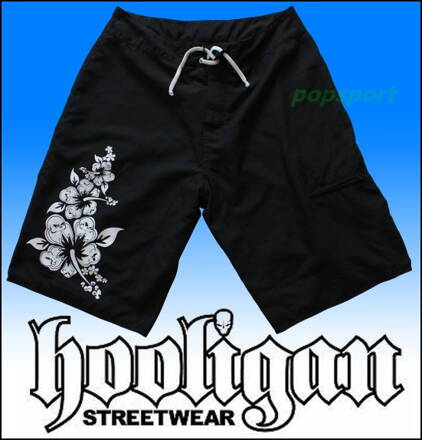 Pánské plavky Hooligan Surfshort black