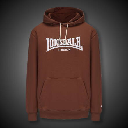 Mikina Lonsdale Logo Classic brown