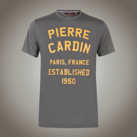Pánské tričko Pierre Cardin France Established grey